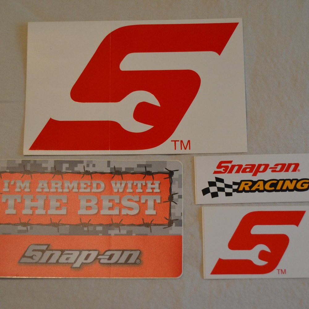 Snap-On Tools Sticker Bundle - 4pc Set - image 1